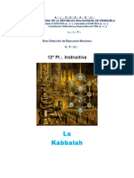 12a. Plancha de Instrucción - La Kabbalah