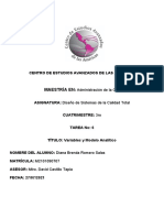 Tarea 6 Variables Del Modelo Analítico.