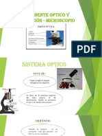 Componente Optico y Iluminación - Microscopio