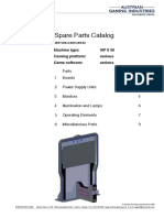 Spare Parts Catalog: Machine Type: Vip Ii 50 Gaming Platform: Various Game Software: Various