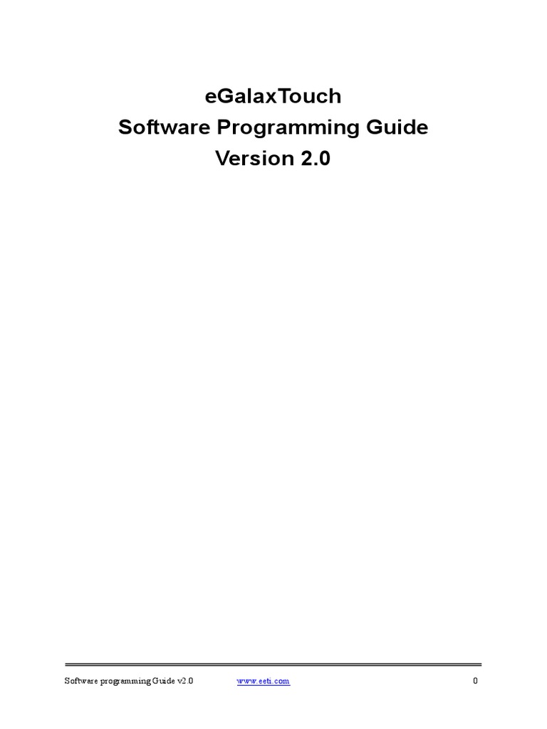 Software Programming Guide - v2.0 | Download Free PDF | Software ...