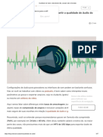 Bitrate, Sample Rate e Formatos de Arquivo