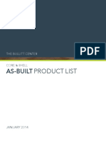 Bullitt Center as Built Product List Jan 20141