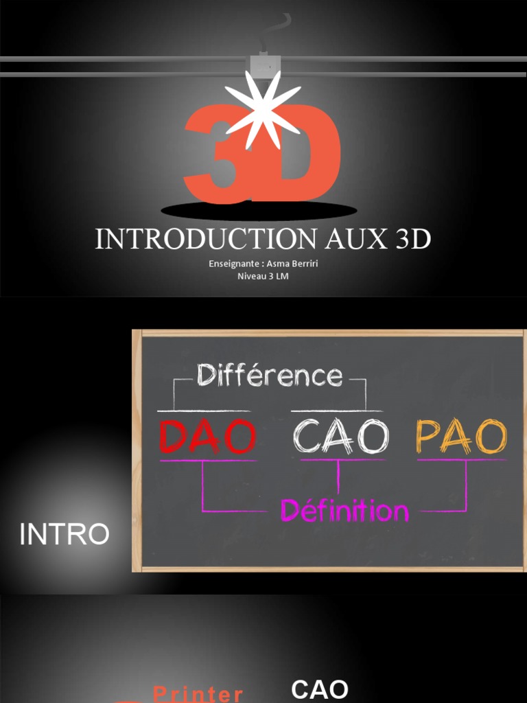 Introduction à la conception 3D | PDF | Impression 3D | Mise en page