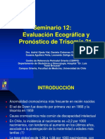 Evaluacion Ecografica y Pronostico de Trisomia 21 - Archivo