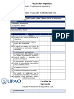 Ficha de Evaluación de Proyecto de Tesis