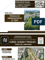Proceso de Urbanizacion en El Peru