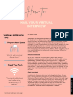 Virtual Interview Tips