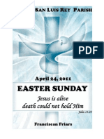 Mission San Luis Rey Parish Easter Sunday Bulletin 4-24-2011