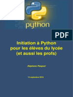 Initiation À Python