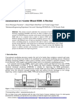 Assessment of Powder Mixed EDM: A Review