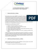 Informe Análisis Sistema de Puesta a Tierra y Apantallamiento Campo Tisquirama