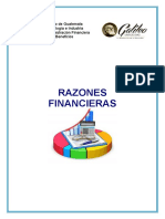 Análisis de Razones Financieras Universidad Galileo Guatemala