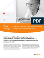 Case Study: Techtrep Supports Stem Education Using Multitenant Moodle Workplace