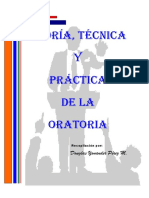 Manual Teoría, Técnica y Práctica de La Oratoria