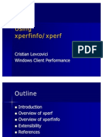 Using Xperfinfo and Xperf