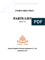 Cable Tray Parts List