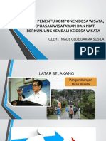 Faktor Penentu Komponen Desa Wisata, Tugas Filsafat