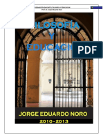 Curso de Filosofia y Educacion - Noro - Elconocimiento