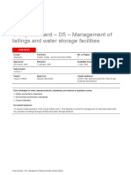 RT Management Tailings Water Storage Standard