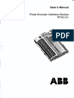 ABB Drives Rtac-01 Pulse Encoder Interface Module User's Manual