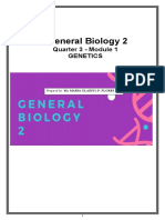 General Biology 2: Quarter 3 - Module 1 Genetics