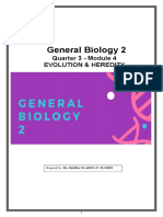 General Biology 2: Quarter 3 - Module 4 Evolution & Heredity