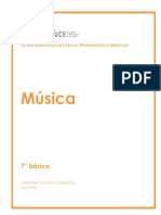 Fichas pedagógicas música 7° básico