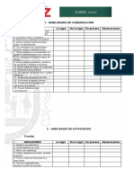 Habilidades de comunicación y autocuidado