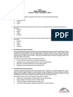 Soal, Jawaban & Kisi-Kisi PH Kelas 6 SD Tema 1 Sub Tema 3 Tipe A & B Tahun 2021-2022