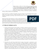 Speech Act: 3 Types of Speech Acts
