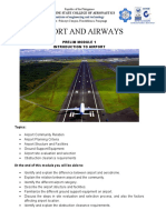 Introduction to Airport Facilities, Planning and Operations