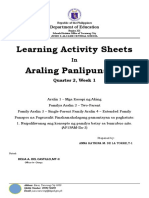 Activity Sheets APan1
