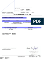 Biologia Molecular: Tipo de Muestra Primaria: Hisopado Nasofaringeo