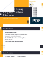 Pertemuan 1, 2 - Corak Dan Ruang Lingkup Ekonomi