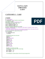 Category-1: Cars Code:: Sanya Jain 19BCE1021 LAB-3