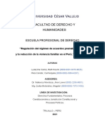 Regulación de acuerdos prematrimoniales y violencia familiar