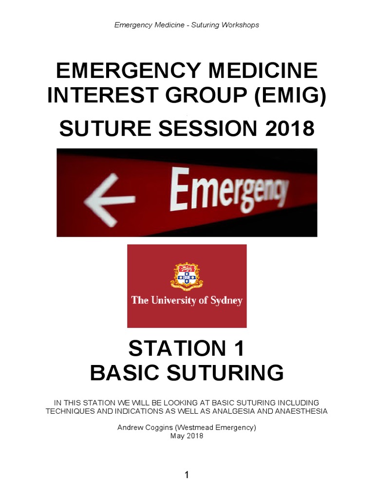 Basic Suturing Techniques and Care | PDF | Wound | Surgical Suture