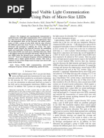 A High-Speed Visible Light Communication System Using Pairs of Micro-Size LEDs