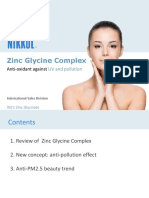 Zinc-Glycine Complex Presentation