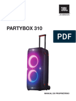 Jbl Partybox 310 Owner's Manual Pt-br