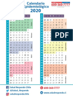 Calendario Epidemiológico Salud Responde 2020