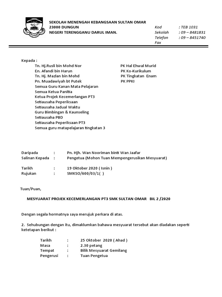 SURAT PANGGILAN  PDF