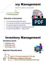 Inventory Management: Inventory Is Stock or Store of Goods