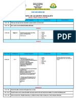 Modular Learning Modality: Weekly Home Learning Plan