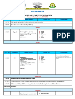 Modular Learning Modality: Weekly Home Learning Plan