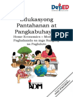 Edukasyong Pantahanan at Pangkabuhayan: Home Economics Paghahanda Sa Mga Sangkap Sa Pagluluto