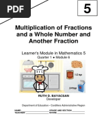 Multiplication of Fractions and A Whole Number and Another Fraction