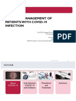 Diabetes Management of Patients With Covid-19 Infection
