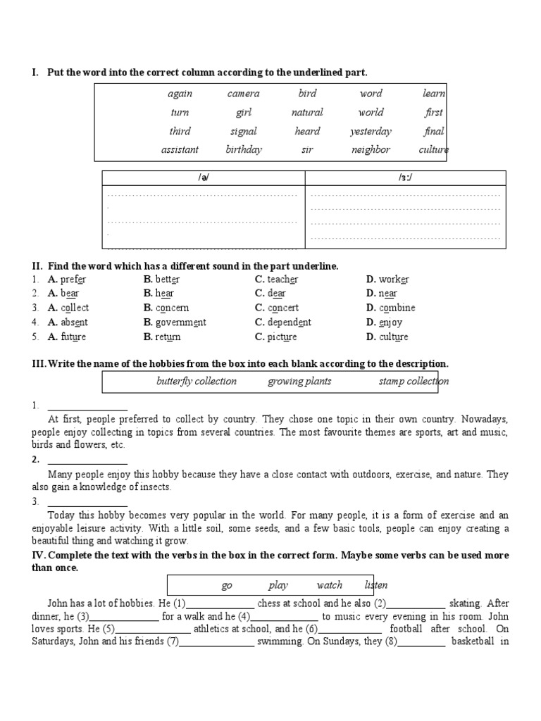 Homework Grade 7 Unit 1 Lesson 3 | PDF | Language Arts & Discipline | Art